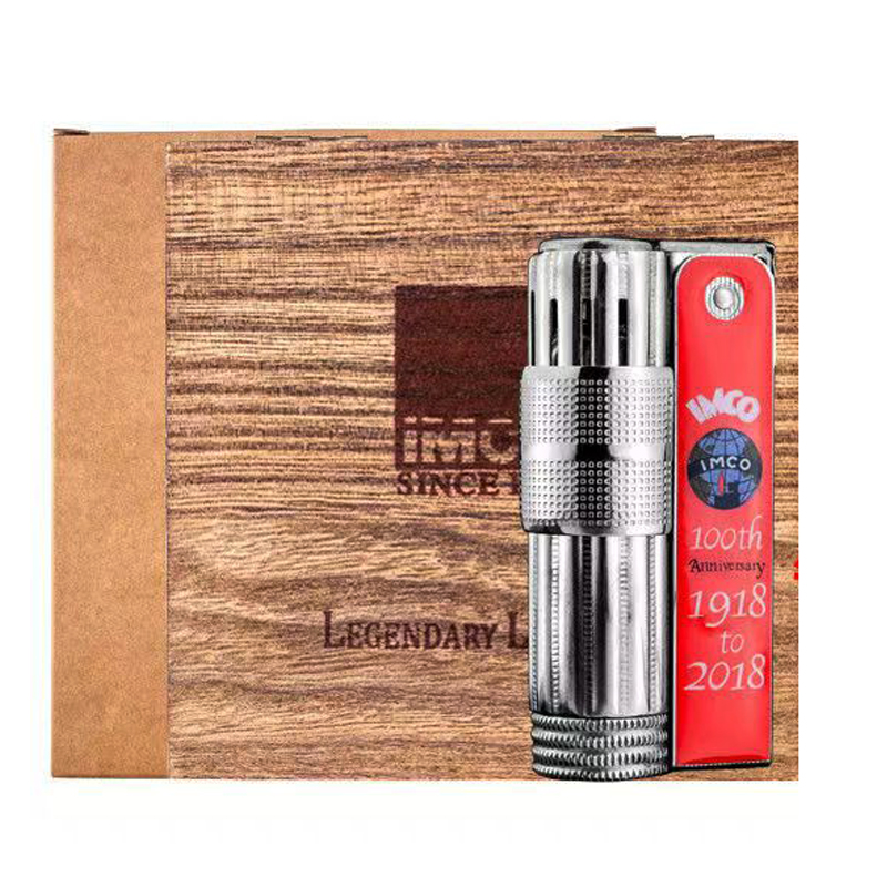 imco cigarette lighter IMCO 6700 Gasoline Lighter Stainless Steel Vintage Windproof Gift Box Pro..