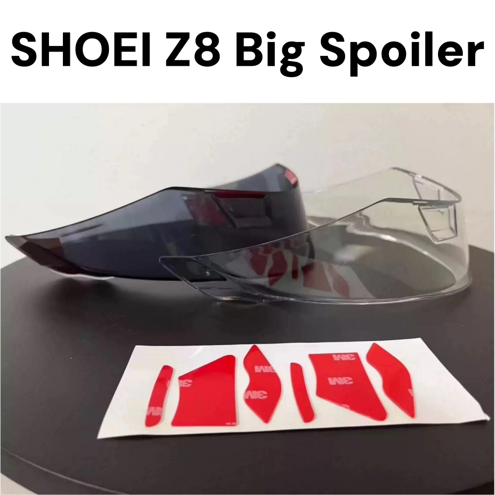 Motorcycle Helmet Big Spoiler For Z8 Motorbike Rear Spoiler For